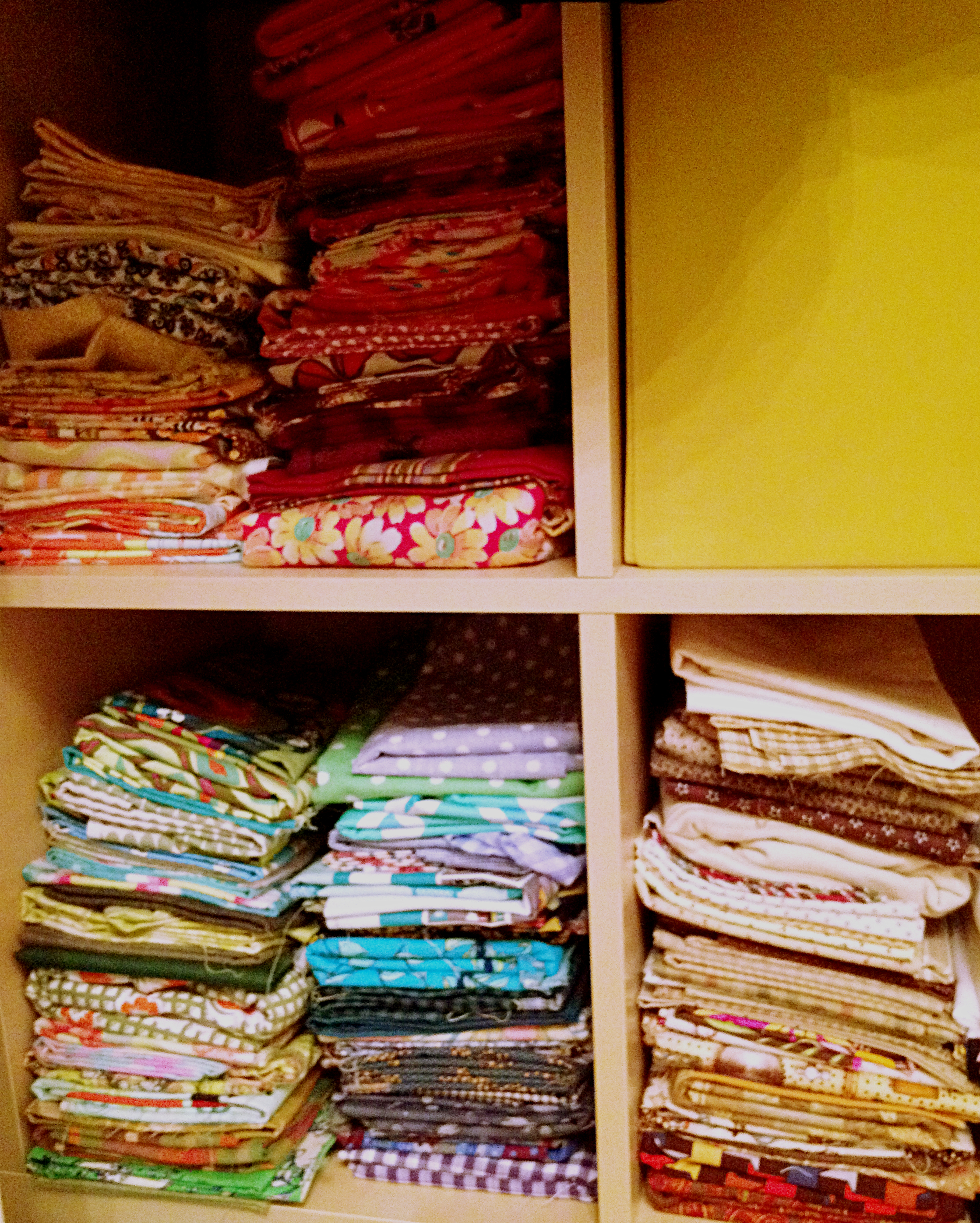.this is a small selection of the fabric we own.