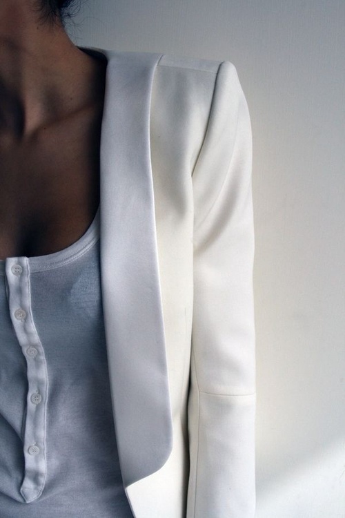 perfect white blazer