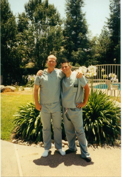me and Scott, my dental mentor