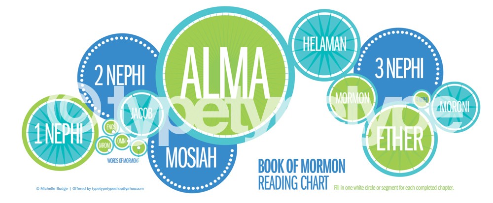 Book of Mormon reading chart