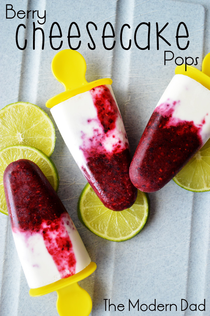 Berry Cheesecake Pops | The Modern Dad