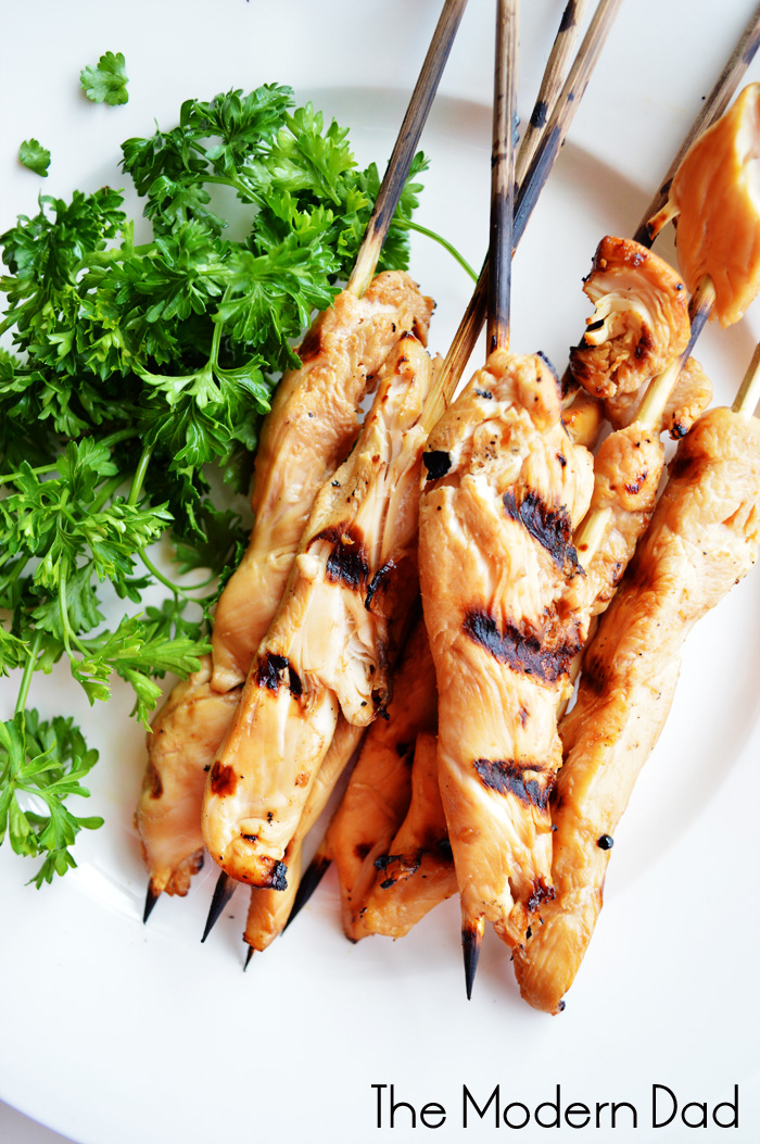 Grilled Coconut-Lime Chicken Skewers | The Modern Dad