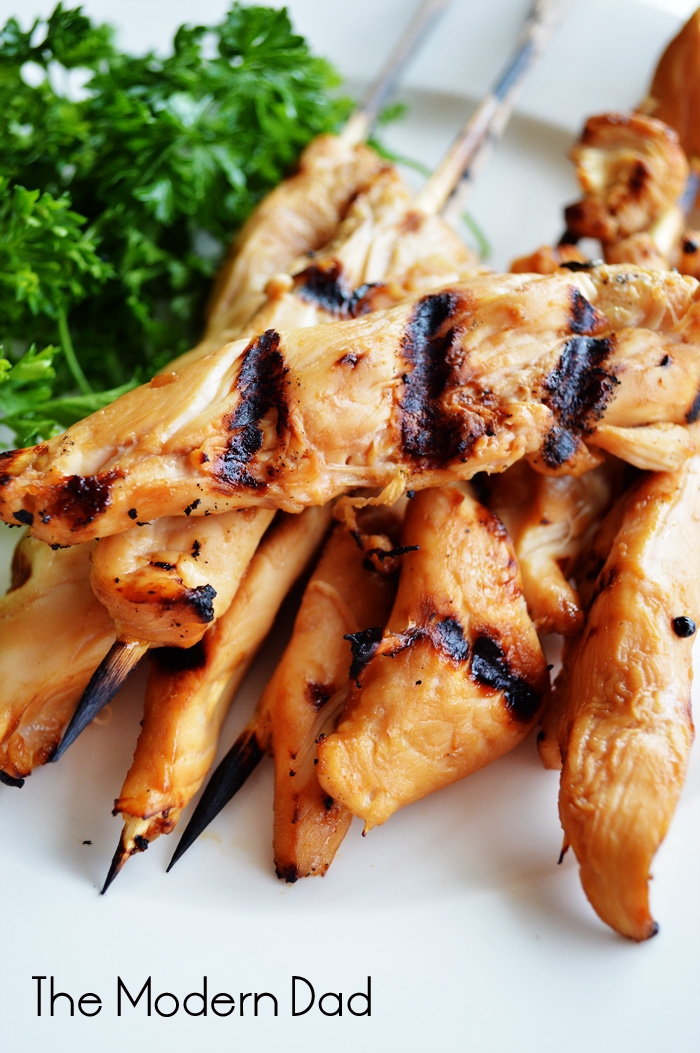 Grilled Coconut-Lime Chicken Skewers | The Modern Dad
