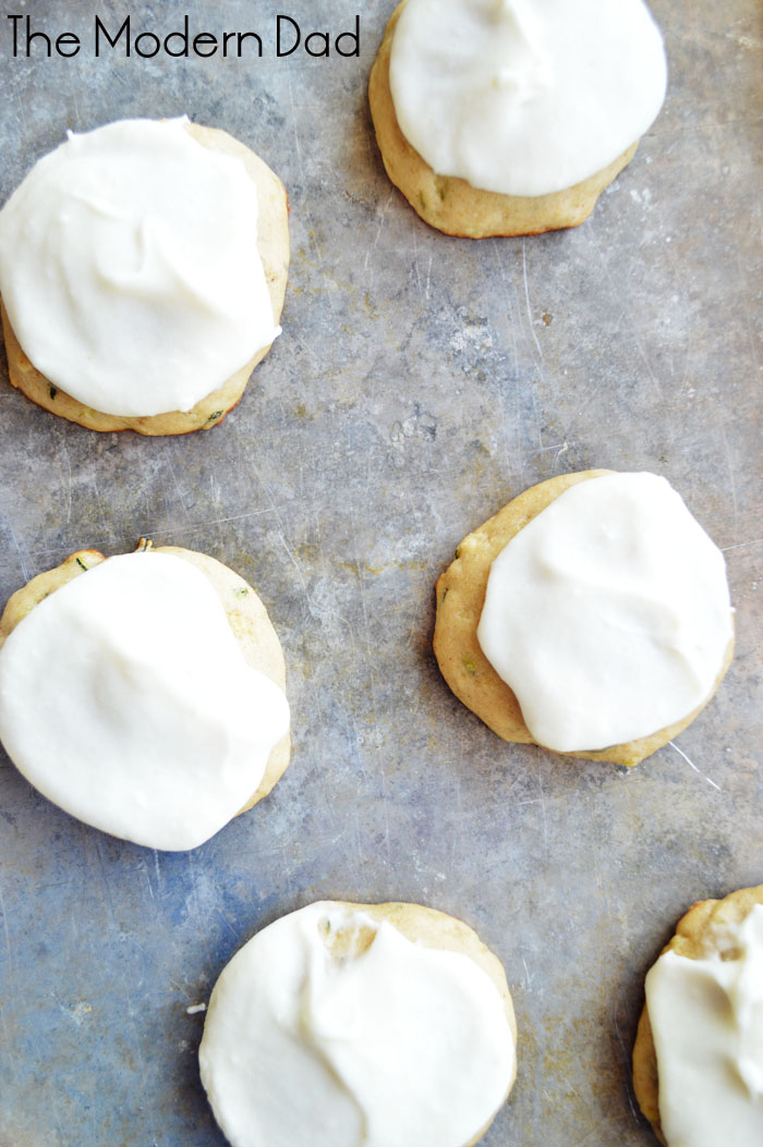 Zucchini Cookies with Brown Butter Cream Cheese Frosting | The Modern Dad