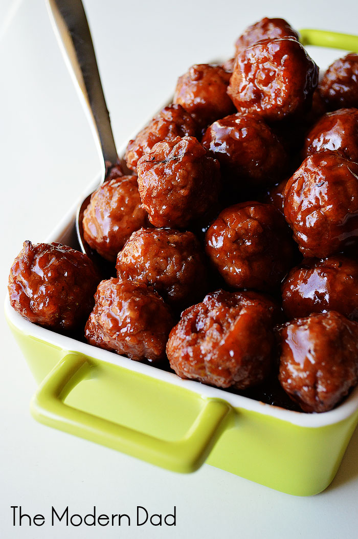 Simple BBQ Meatballs | The Modern Dad