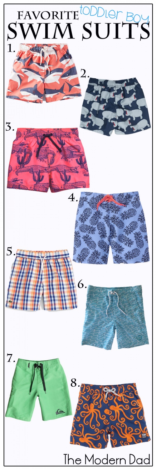 Favorite Baby & Toddler Swimsuits by The Modern Dad
