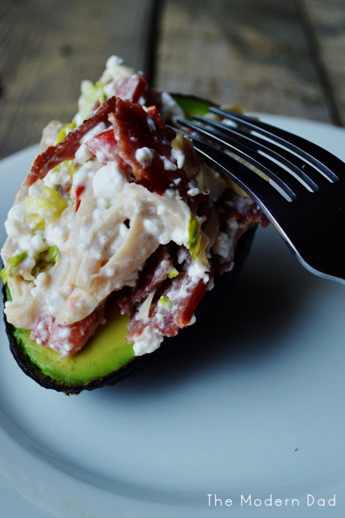 Chicken Salad Stuffed Avocados by The Modern Dad