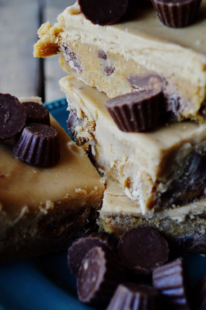 Reese's Peanut Butter Blondies by The Modern Dad