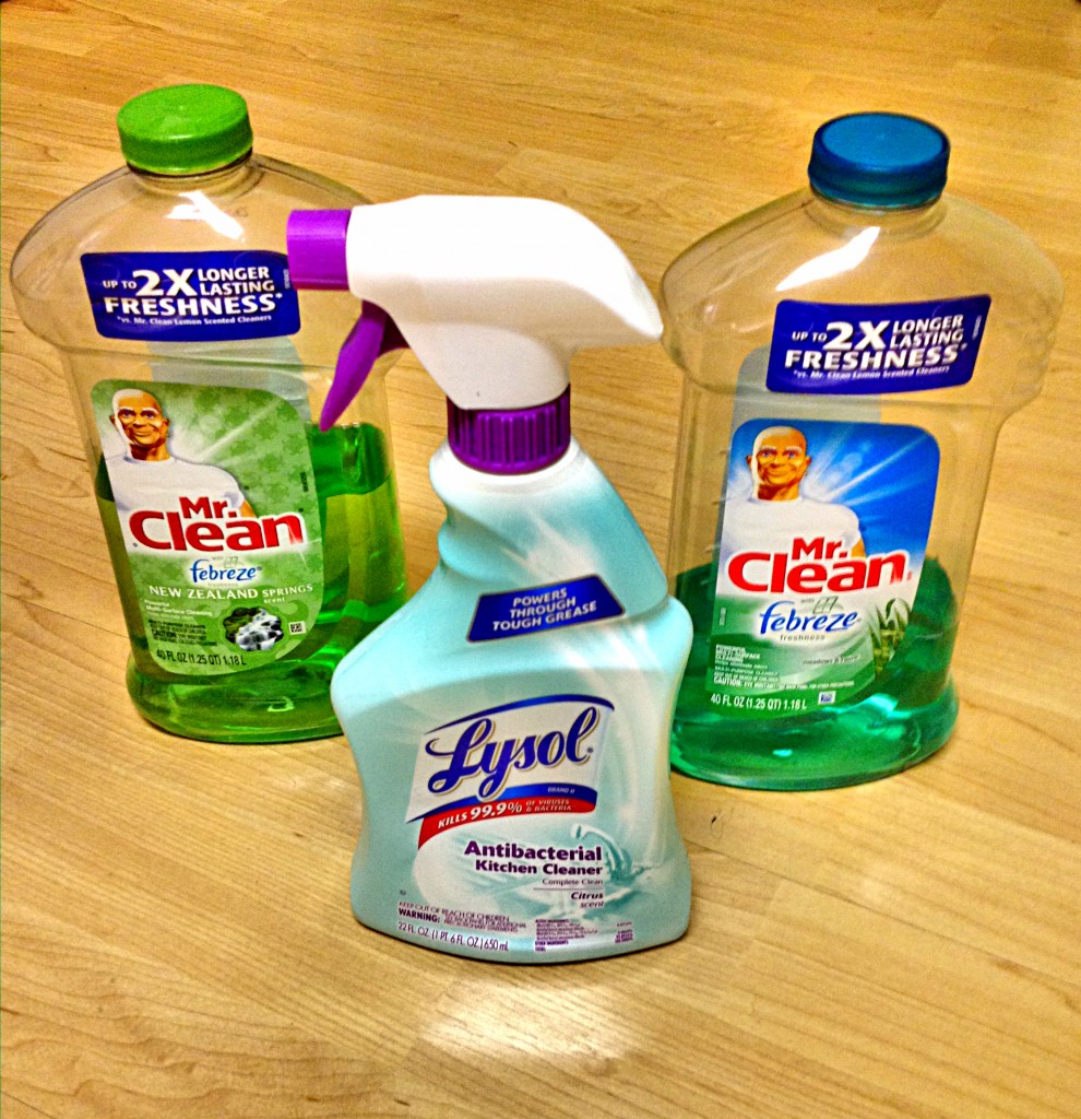 Mr Clean & Lysol: My Kitchen Cleaners