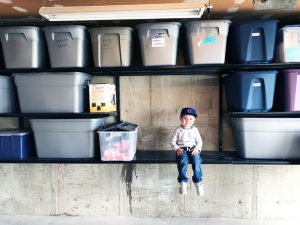 DIY | Industrial Shelving from Advance Displays by The Modern Dad