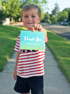 Custom Thank You Cards? Yes Please! with Basic Invite by The Modern Dad