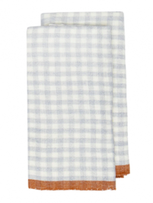 Two-Tone Gingham Hand Towel