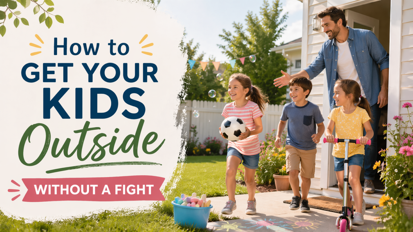 HOW TO GET YOUR KIDS OUTSIDE WITHOUT A FIGHT