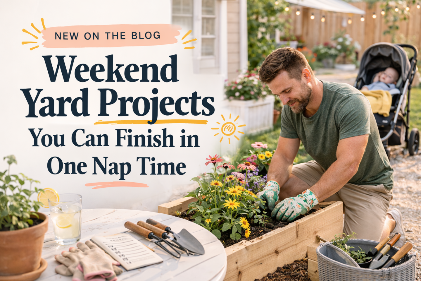 WEEKEND YARD PROJECTS YOU CAN FINISH IN ONE NAP TIME