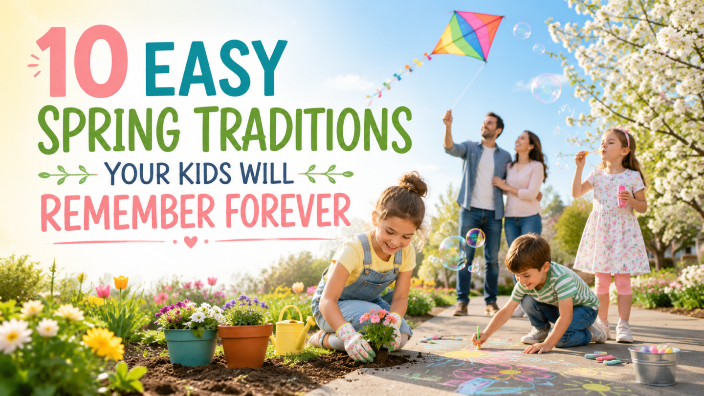 10 EASY SPRING TRADITIONS YOUR KIDS WILL REMEMBER FOREVER