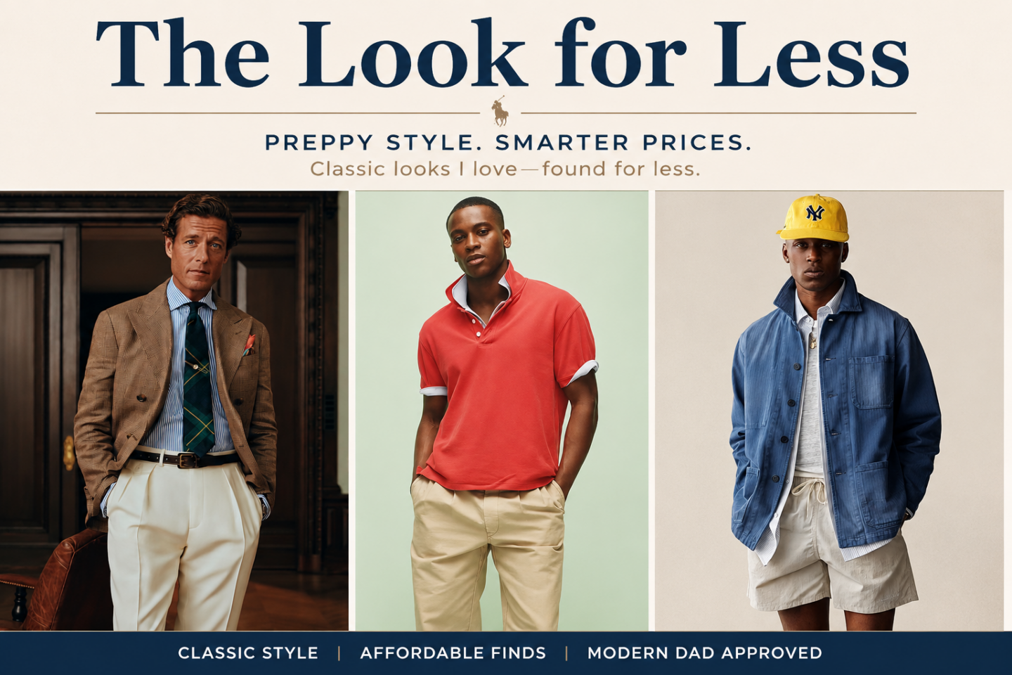 The Modern Dad Style Series: The Look for Less