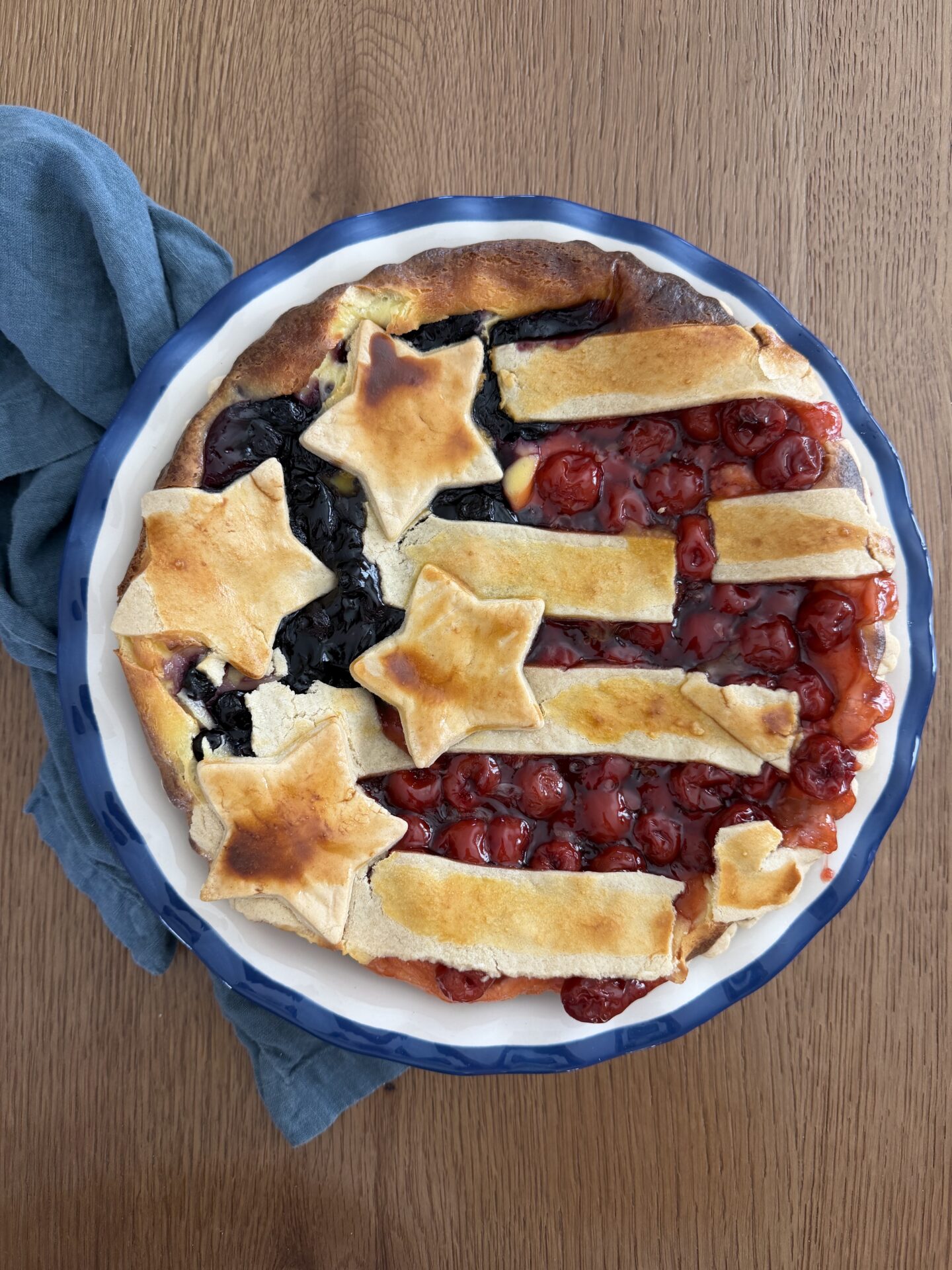 Patriotic Berry Pie