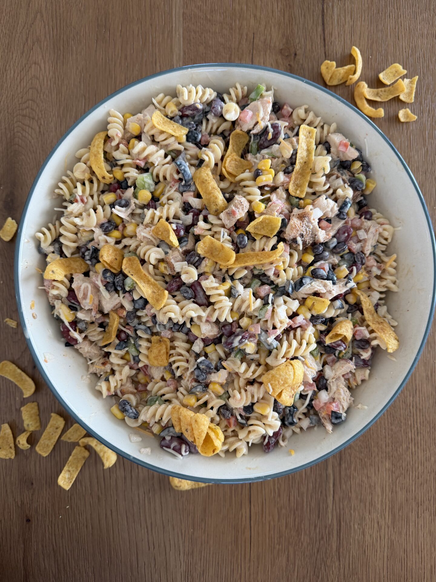 Fiesta Ranch Chicken Pasta Salad