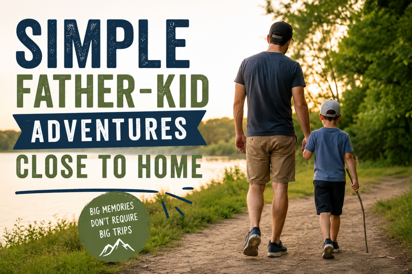 SIMPLE FATHER-KID ADVENTURES CLOSE TO HOME