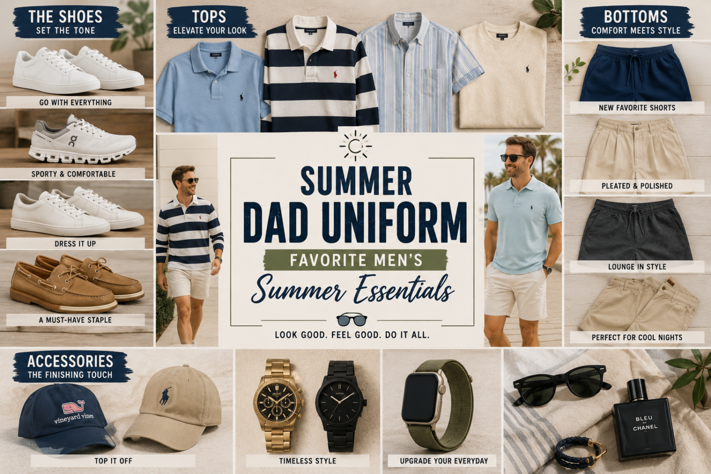 SUMMER DAD UNIFORM: FAVORITE MEN’S SUMMER ESSENTIALS