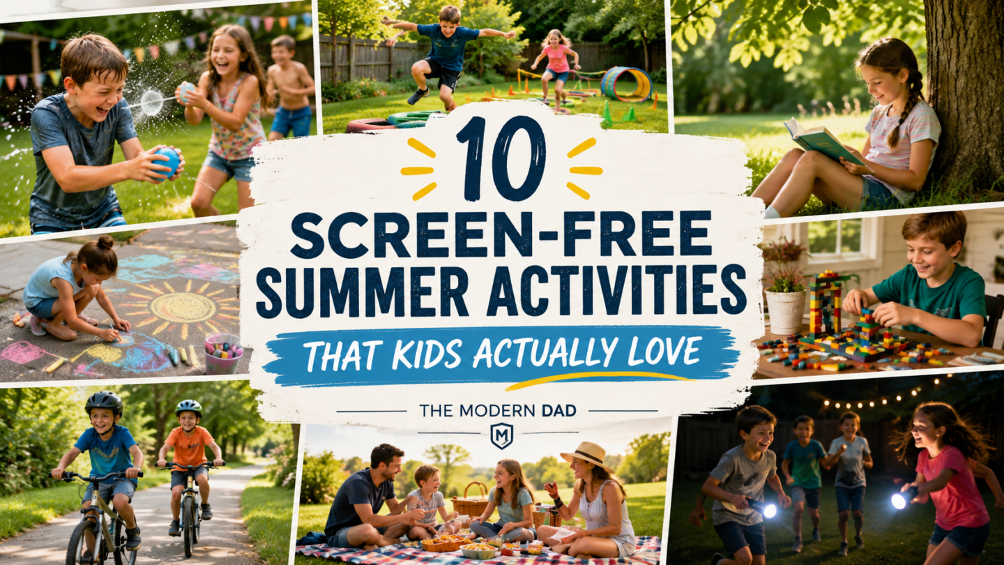 10 SCREEN-FREE SUMMER ACTIVITIES THAT KIDS ACTUALLY LOVE