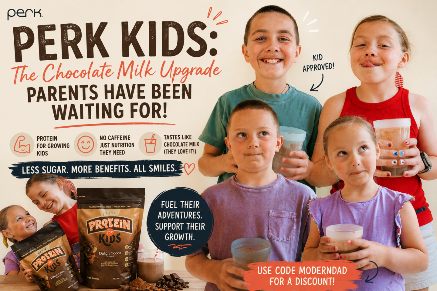 Perk Kids: The Chocolate Milk Upgrade Parents Have Been Waiting For