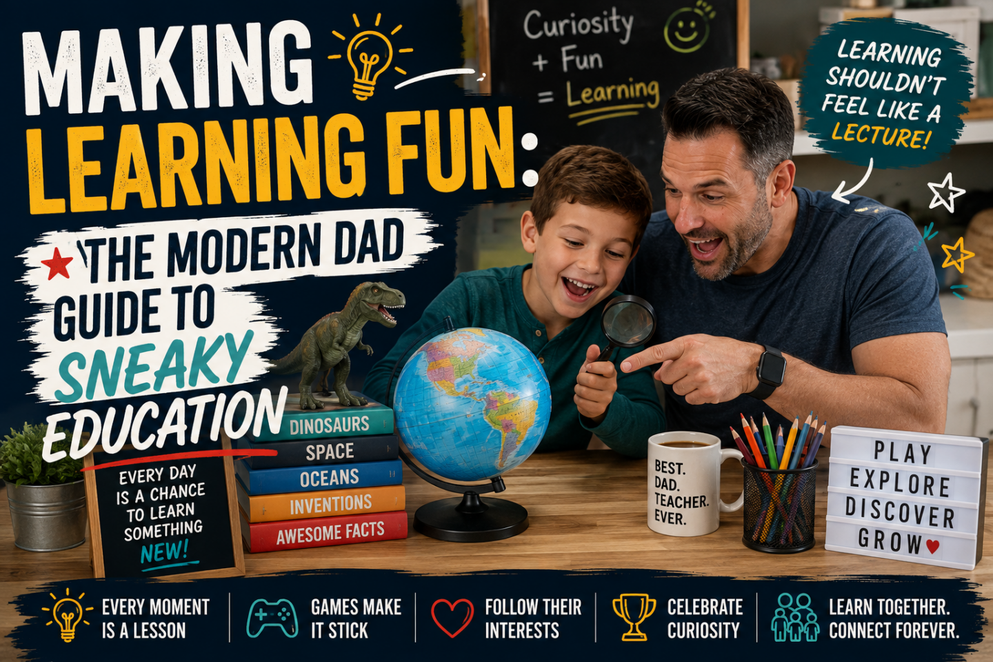 MAKING LEARNING FUN: THE MODERN DAD GUIDE TO SNEAKY EDUCATION