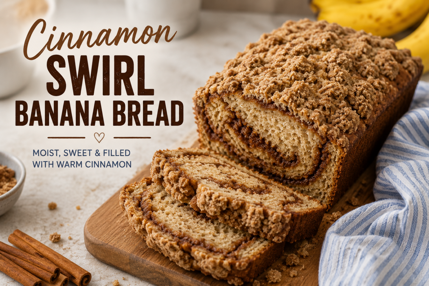 Cinnamon Swirl Banana Bread