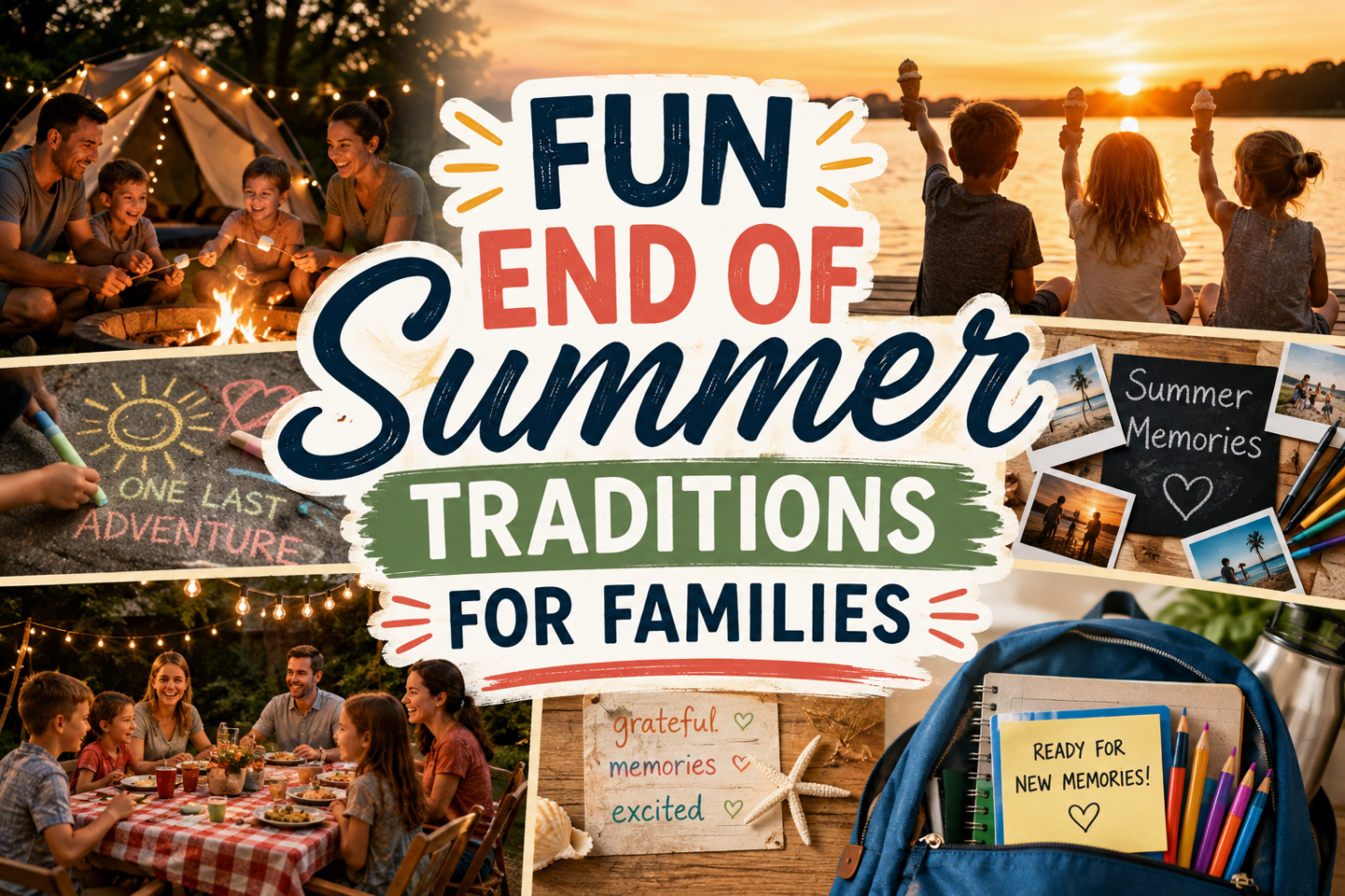 FUN END OF SUMMER TRADITIONS FOR FAMILIES