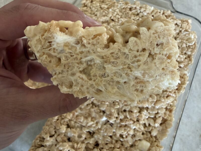 Salted Caramel Rice Krispie Treats
