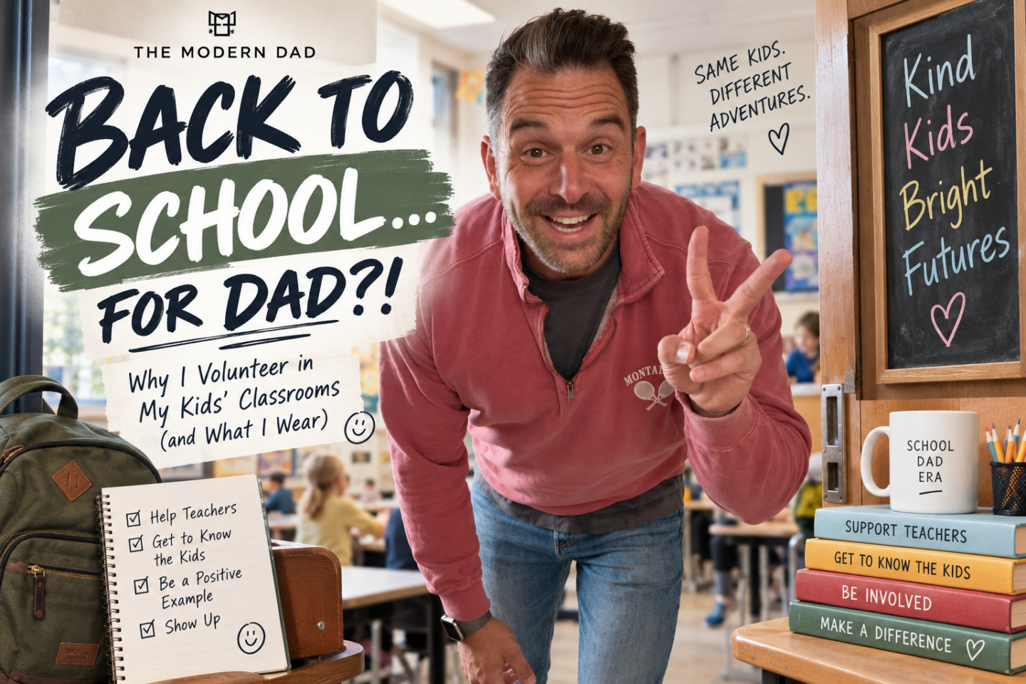 Back to School… For Dad?! Why I Volunteer in My Kids’ Classrooms