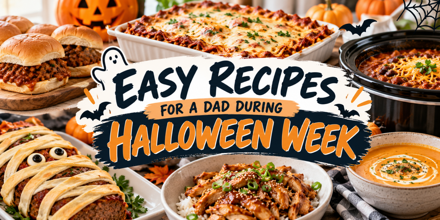 EASY RECIPES FOR A DAD DURING HALLOWEEN WEEK