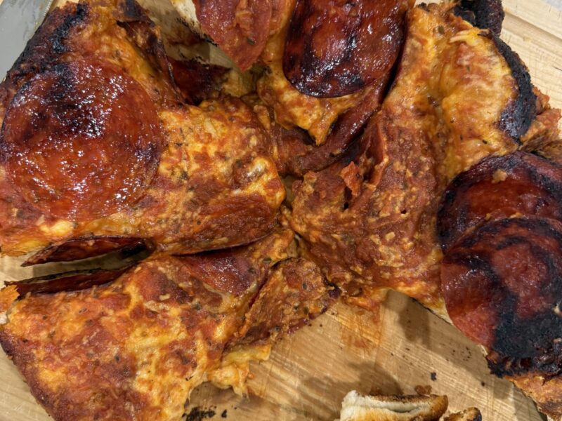 Upside Down Cast Iron Skillet Pizza: The Easiest Homemade Pizza You'll Ever Make!